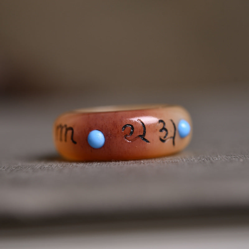 【Full Blood Carving】Natural Zircon Ring