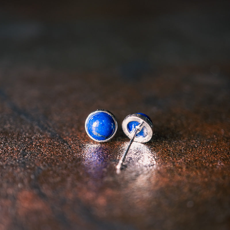 【natural texture】Lapis Lazuli Earrings