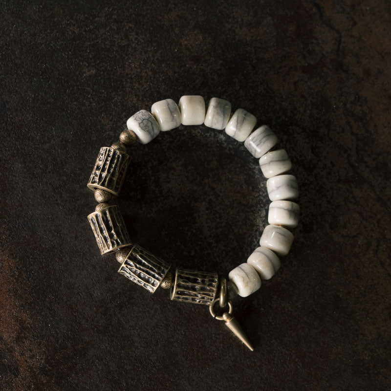 【The Wild Years】Yak Bone / Bronze Bracelet