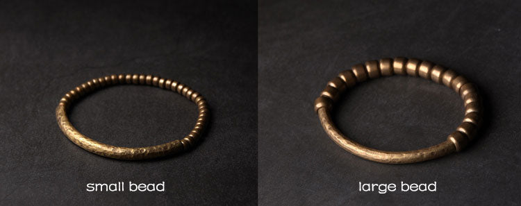 【Half-Rusted Sand】Copper Bead Conversion Bracelet