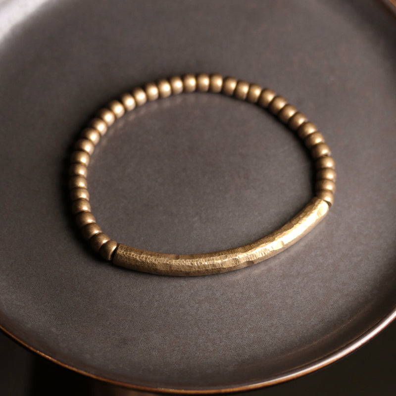 【Half-Rusted Sand】Copper Bead Conversion Bracelet