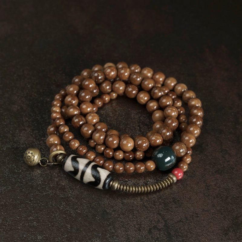 【Earth Pulse Resonance】 Ancient Method Cook Wood Bracelet