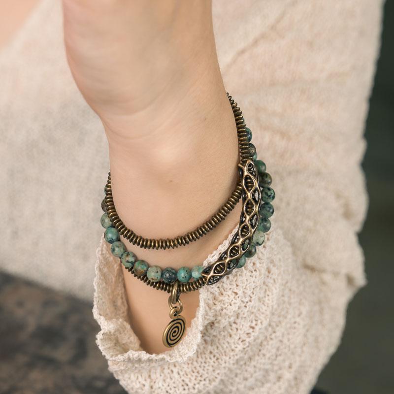 【Glacier Jade Elixir】Nepalese Turquoise Bracelet