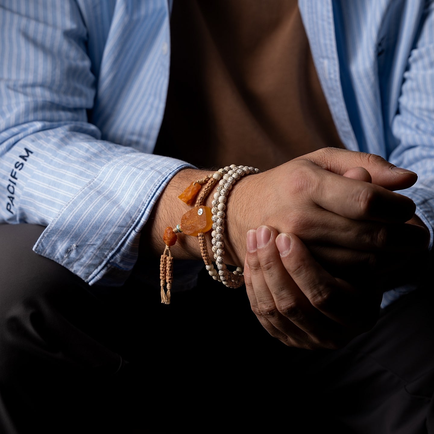 【Star and Moon Bodhi】108 Bead Bracelet