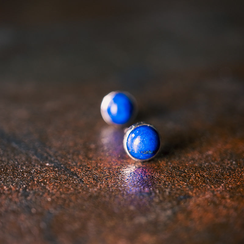 【natural texture】Lapis Lazuli Earrings