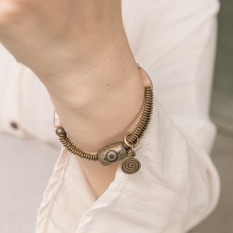 【Holy Lake Float】Dongling Stone/Bronze Bracelet