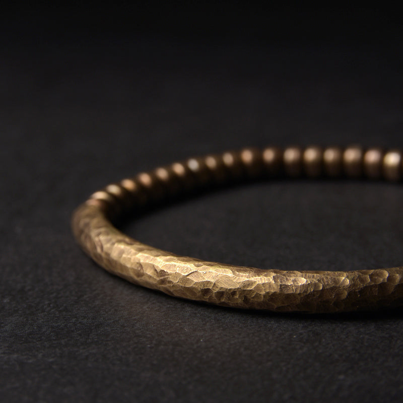 【Half-Rusted Sand】Copper Bead Conversion Bracelet