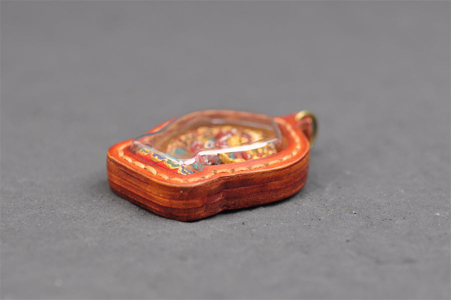 【Soul hand painting】Tibetan made Ming Buddha mother Pendant