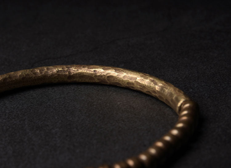 【Half-Rusted Sand】Copper Bead Conversion Bracelet