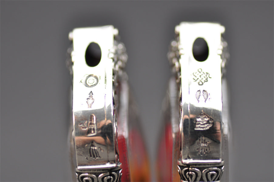 【Soul hand painting】Tibetan hand painted Buddha Pendant