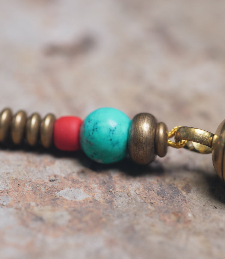 【Breath of Earth's Pulse】Black Sandalwood Multi-Element Bracelet