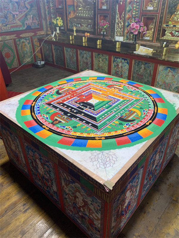 【Soul hand painting】Tibetan made Ming Buddha mother Pendant