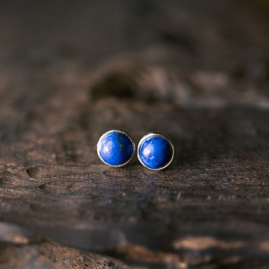 【natural texture】Lapis Lazuli Earrings