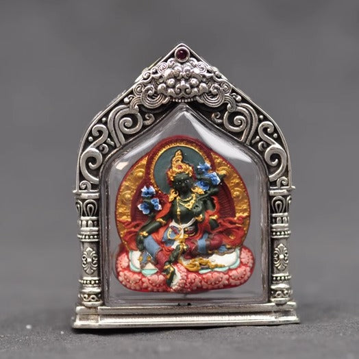 【Soul hand painting】Tibetan hand painted Buddha Pendant